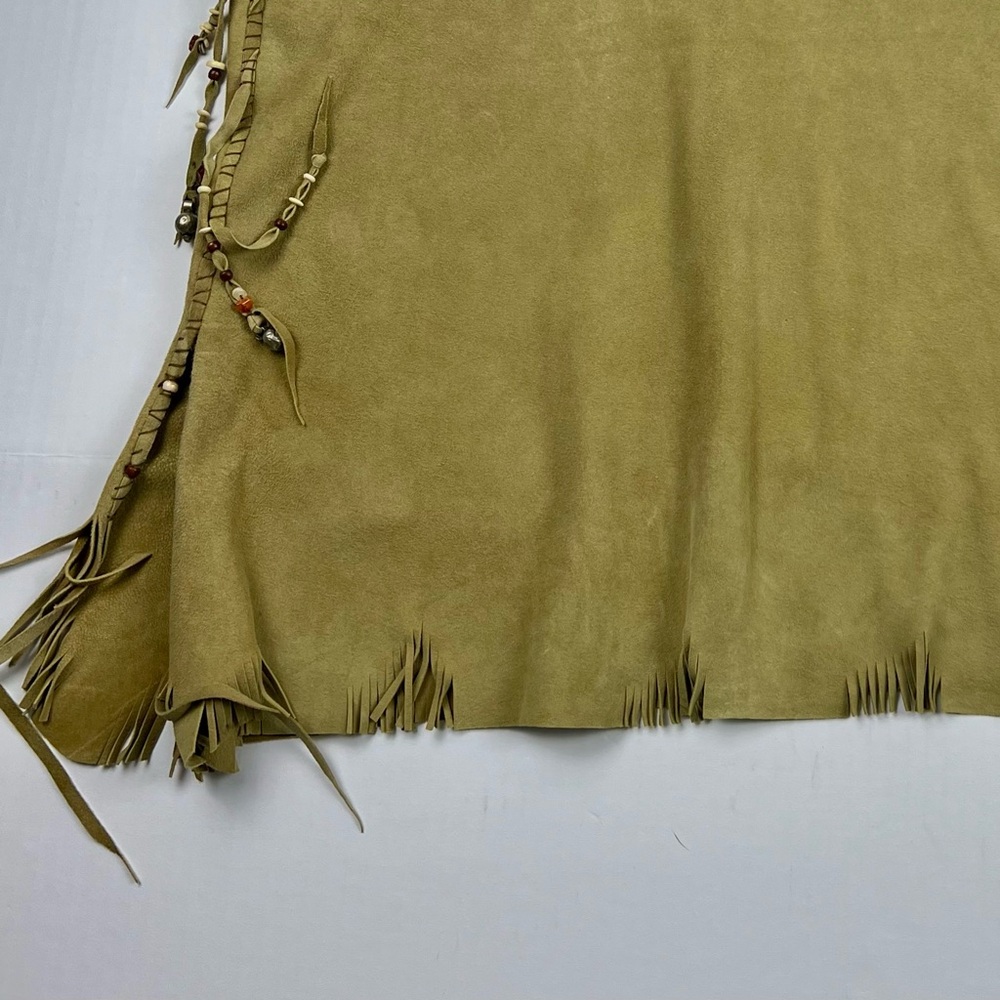 Nigel Preston & Knight Suede Skirt with Fringe & Beads - Picture 6 of 12